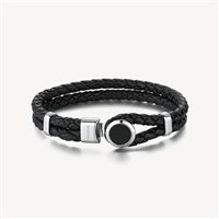 Bracciale Brosway Uomo in Pelle Onice BIM11A - BIM11A